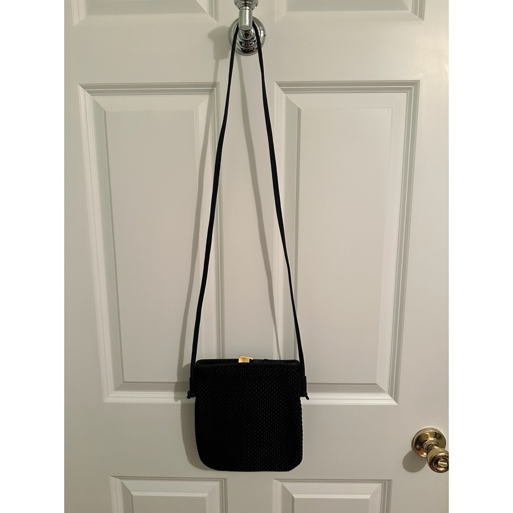 Americana by Sharif Black Gold Woven Crossbody - Picture 3 of 13